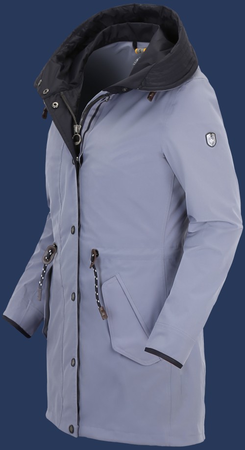 Sommerparka SeSilEstAirTec, Smokeblue/Midnightblue - Wellensteyn Outlet