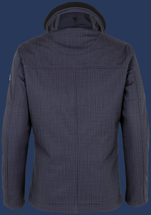 Sprinter Men MelaCroSoftshell, Navycheck - Wellensteyn Outlet
