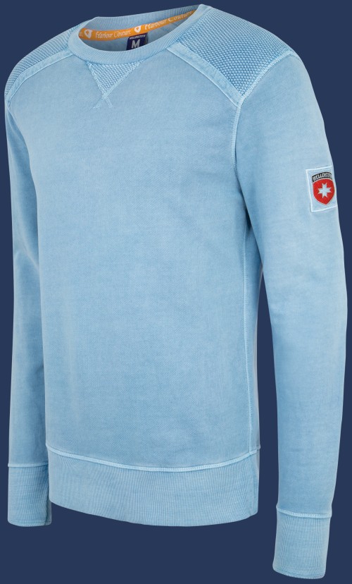 Dockpullover French Terry 400, Lightblue - Wellensteyn Outlet
