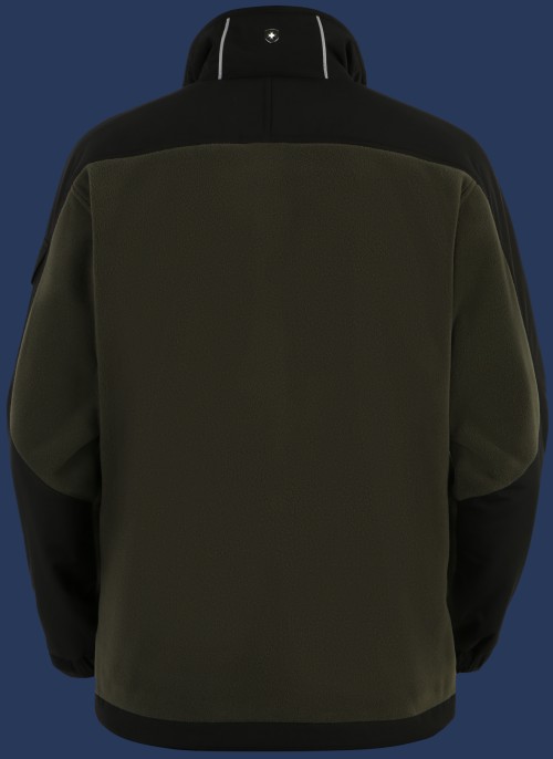 Jet-Jacke MicroFleece, Hunter/Schwarz - Wellensteyn Outlet