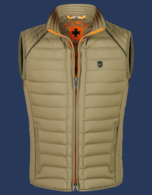 MOL Men Vest MoSoDuHiTec, Lightarmy/Orange - Wellensteyn Outlet