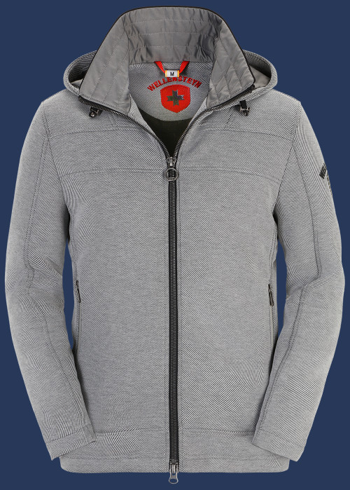 Florida Men ScuWiLiHiTec, Lightgreymelange/Black - Wellensteyn Outlet