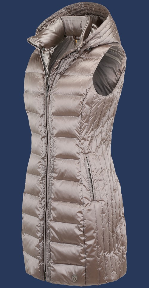 Highclass Vest Long PeLisHighTec, Champagne - Wellensteyn Outlet