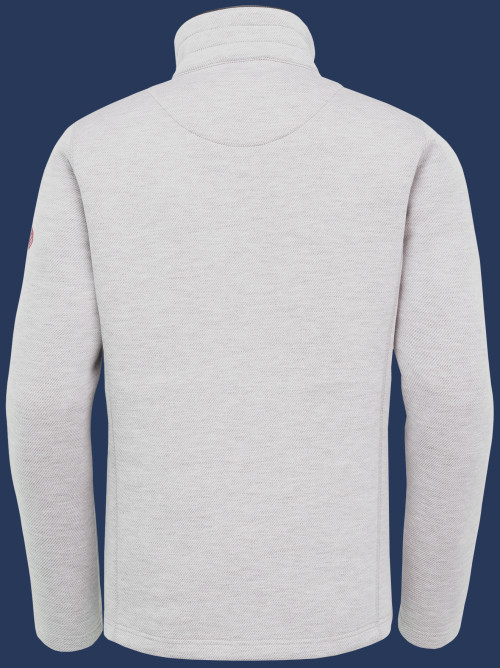 Tampa Men ScubaDotSweat, Lightgreymelange/Red - Wellensteyn Outlet