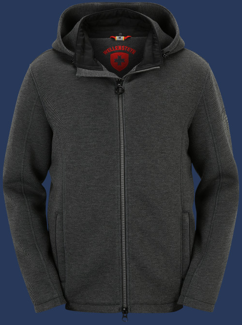 Sarasota Men ScuWiLiHiTec, Darkgreymelange/Black - Wellensteyn Outlet