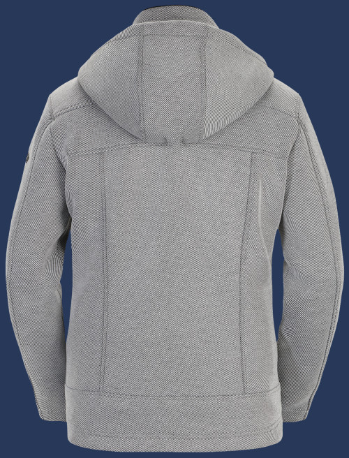 Florida Men ScuWiLiHiTec, Lightgreymelange/Black - Wellensteyn Outlet