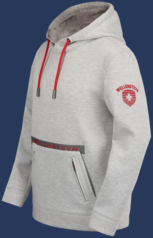 Carabella Men ScuWiLiHiTec, Lightsilvermelange/Red - Wellensteyn Outlet