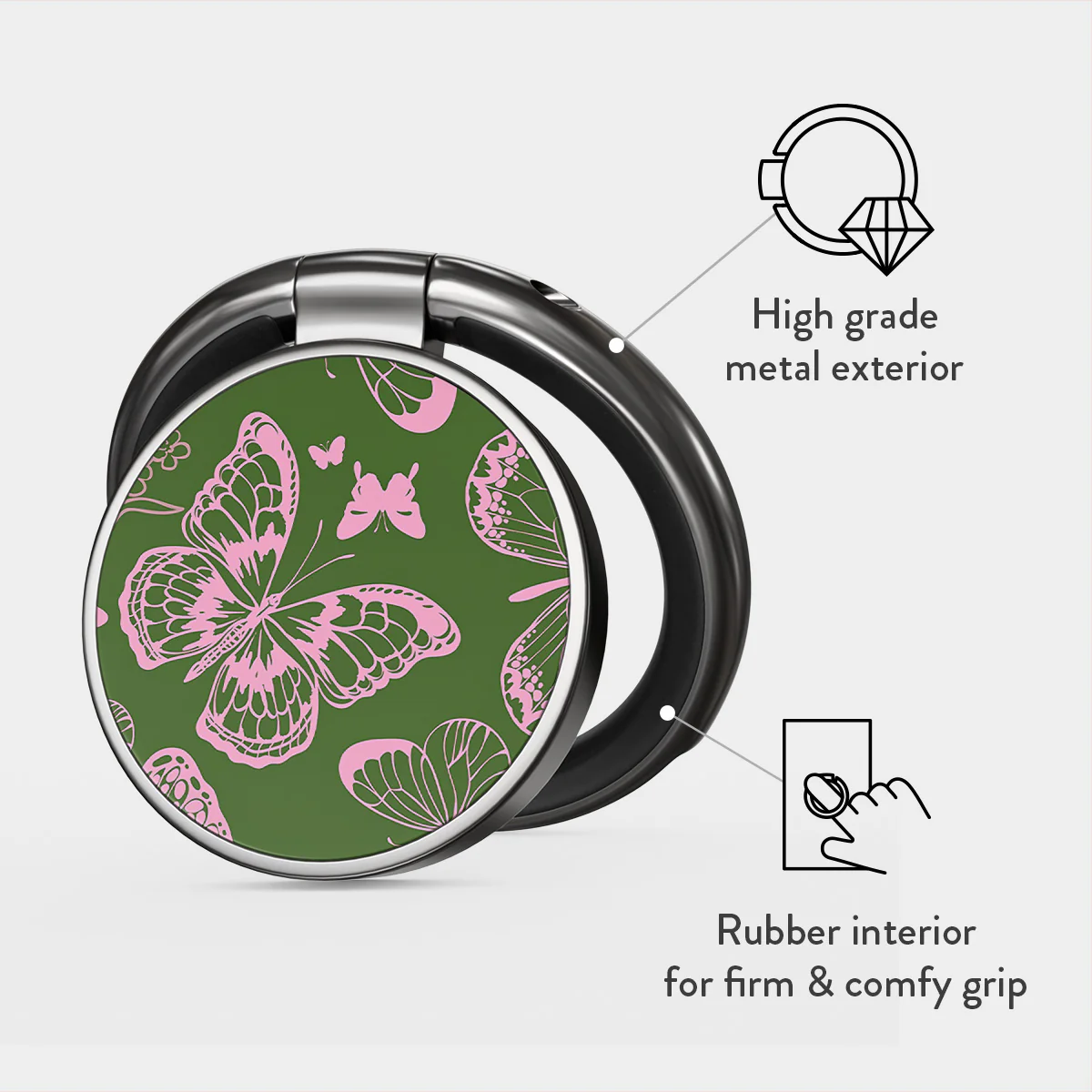 No Regrets - Adhesive Ring Holder