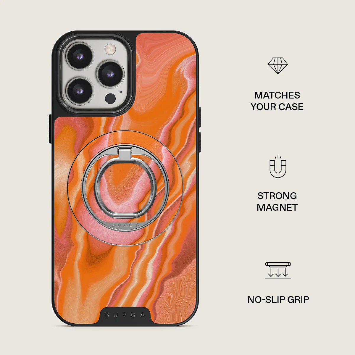 Retro Glow - Magnetic Ring Holder