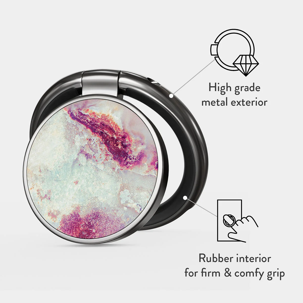 Berry Sorbet - Girly Adhesive Ring Holder