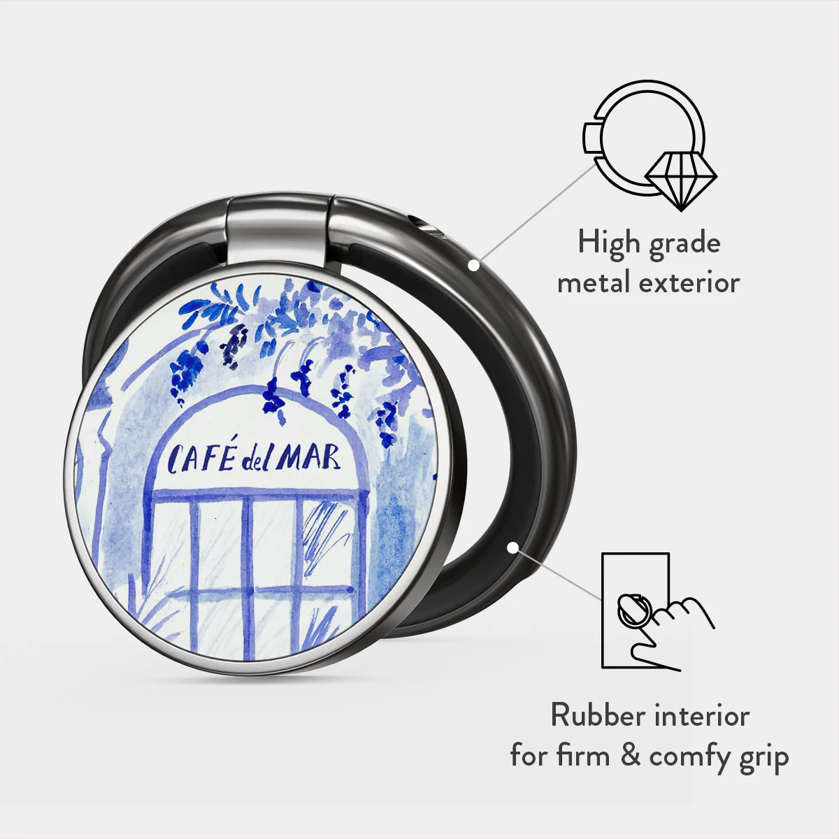 Sobremesa - Adhesive Ring Holder