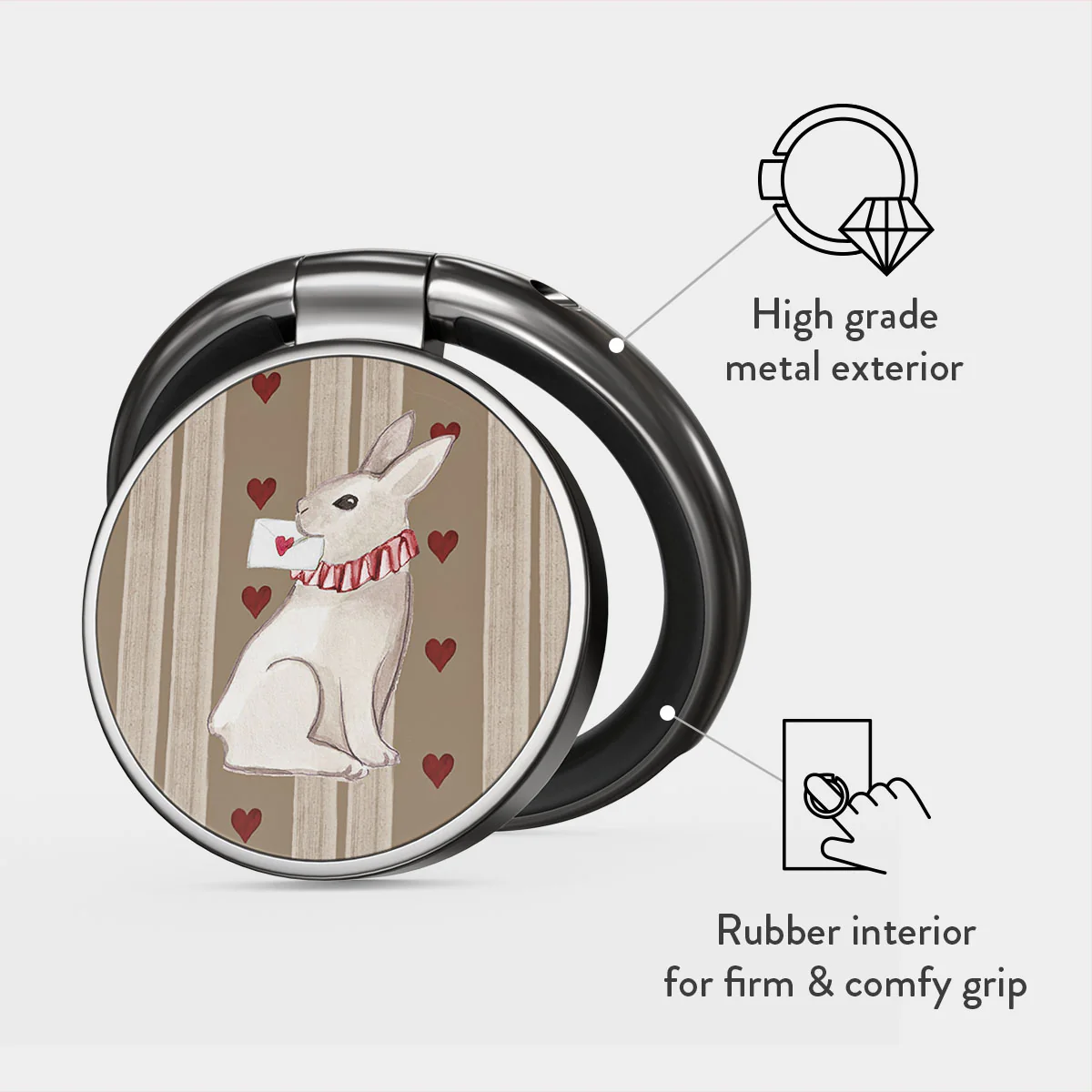 Late Again - Adhesive Ring Holder