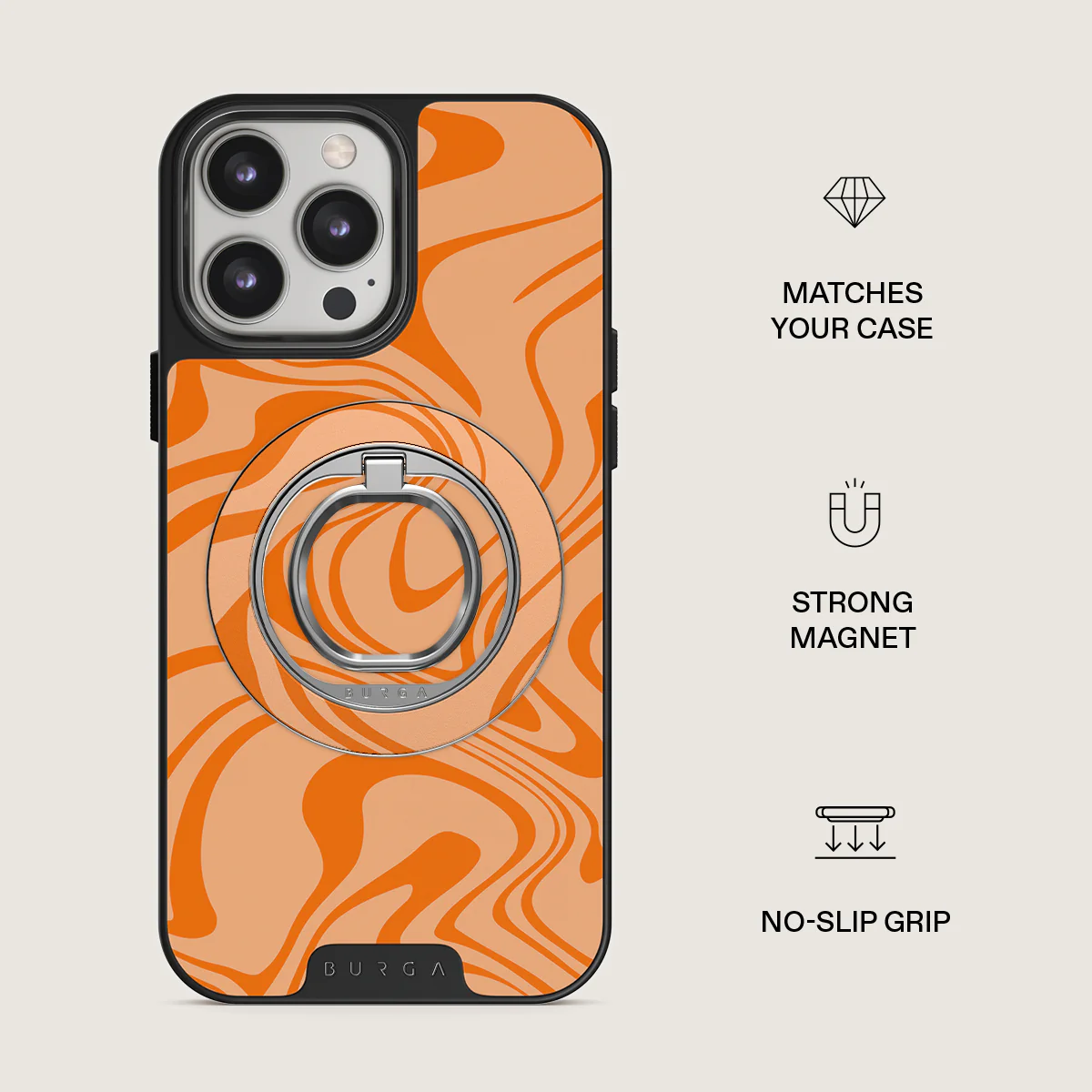 High Vibrations - Color Swirl Magnetic Ring Holder