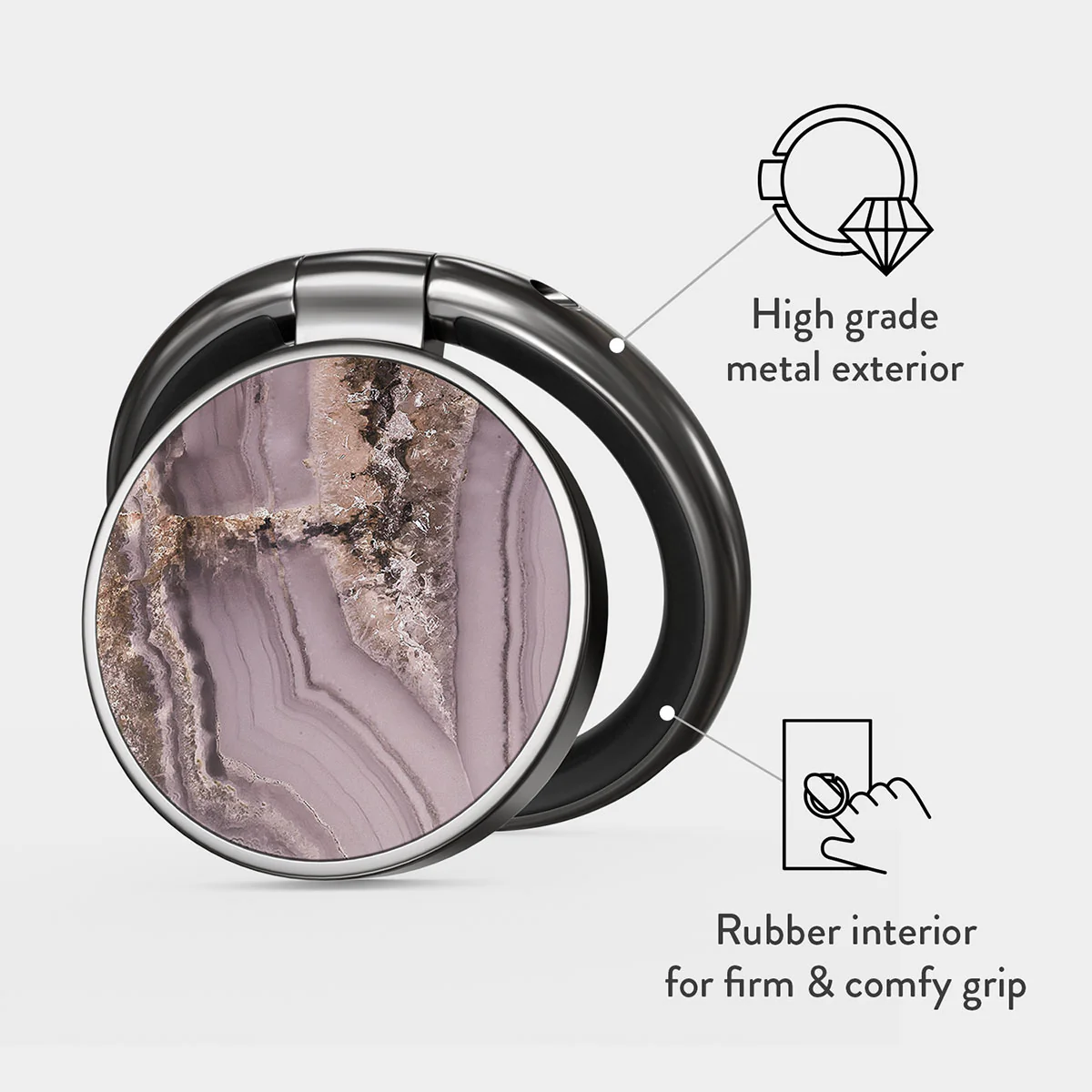 Golden Taupe - Fashion Adhesive Ring Holder