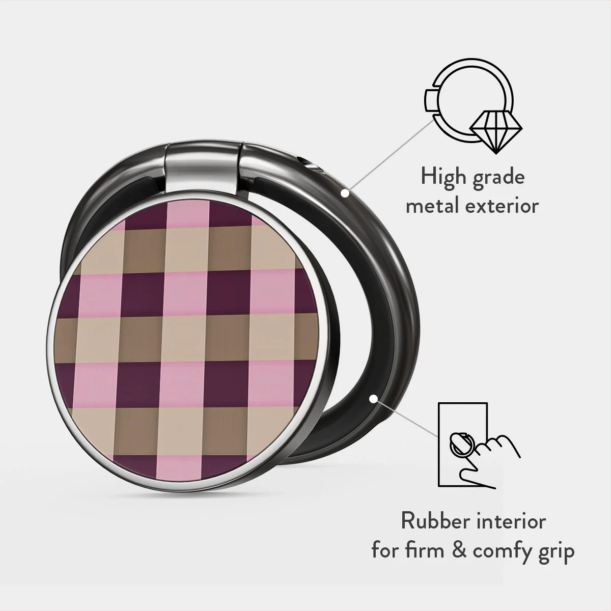 Clocked Out - Adhesive Ring Holder