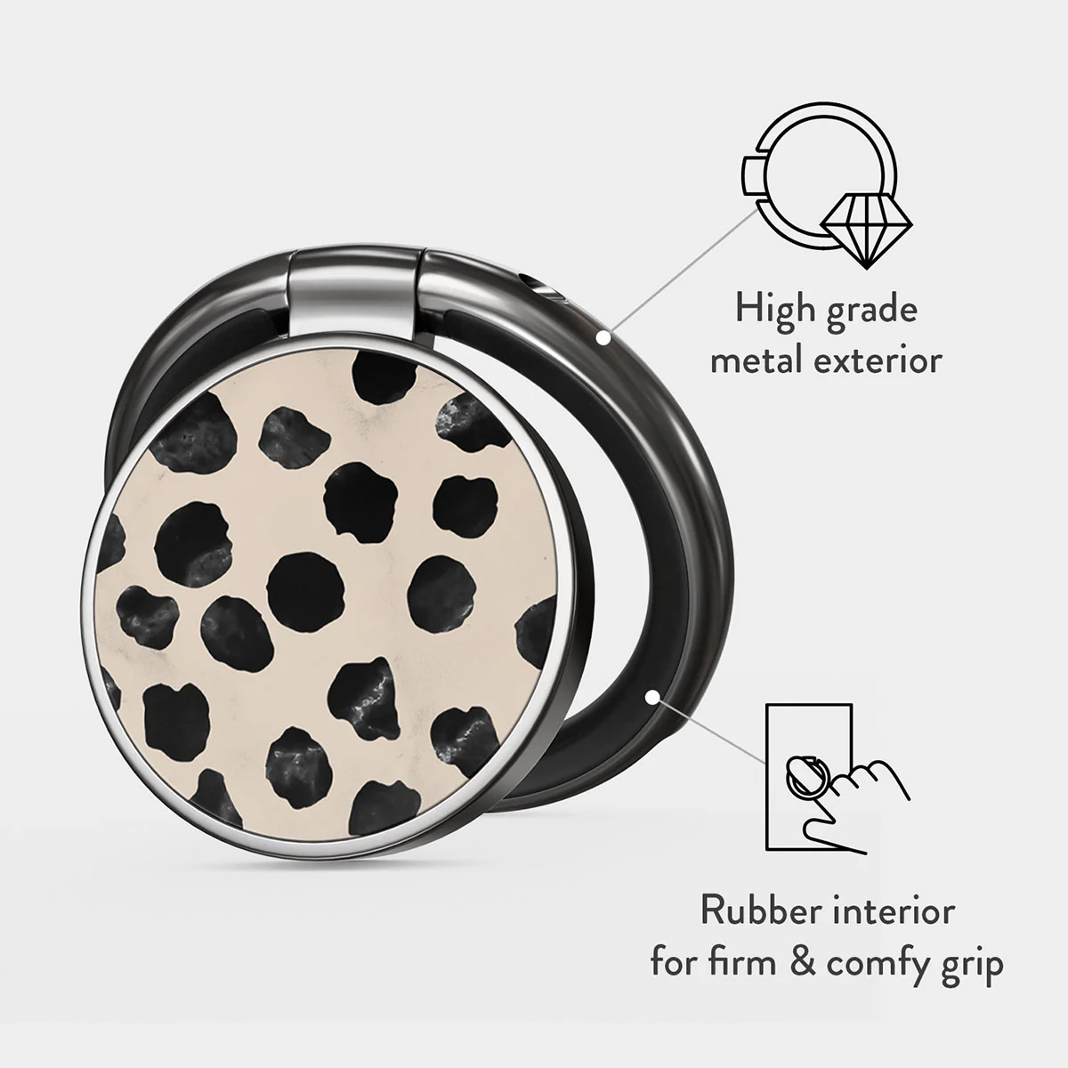 Almond Latte - Cute Adhesive Ring Holder