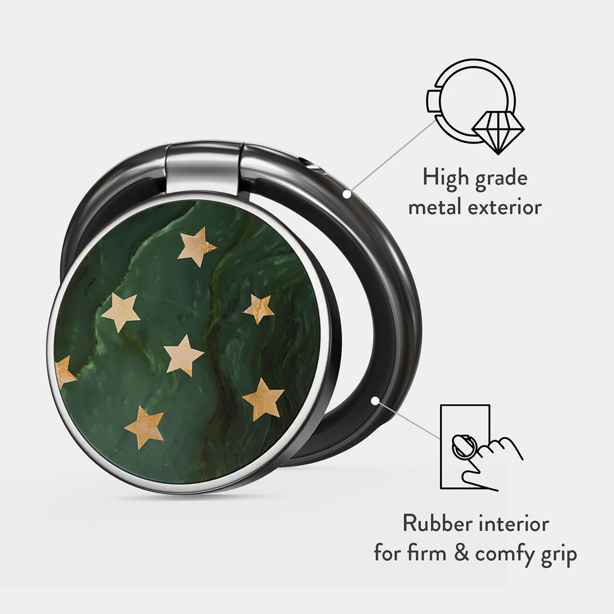 Prince Charming - Stars Adhesive Ring Holder