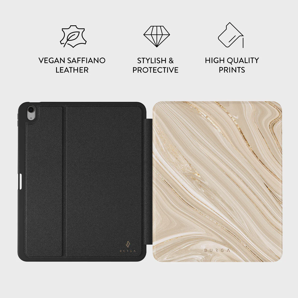 Full Glam - Beige iPad Air 13 (7th/6th Gen) Case