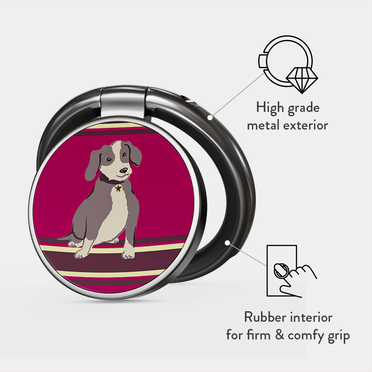 On Hold - Adhesive Ring Holder