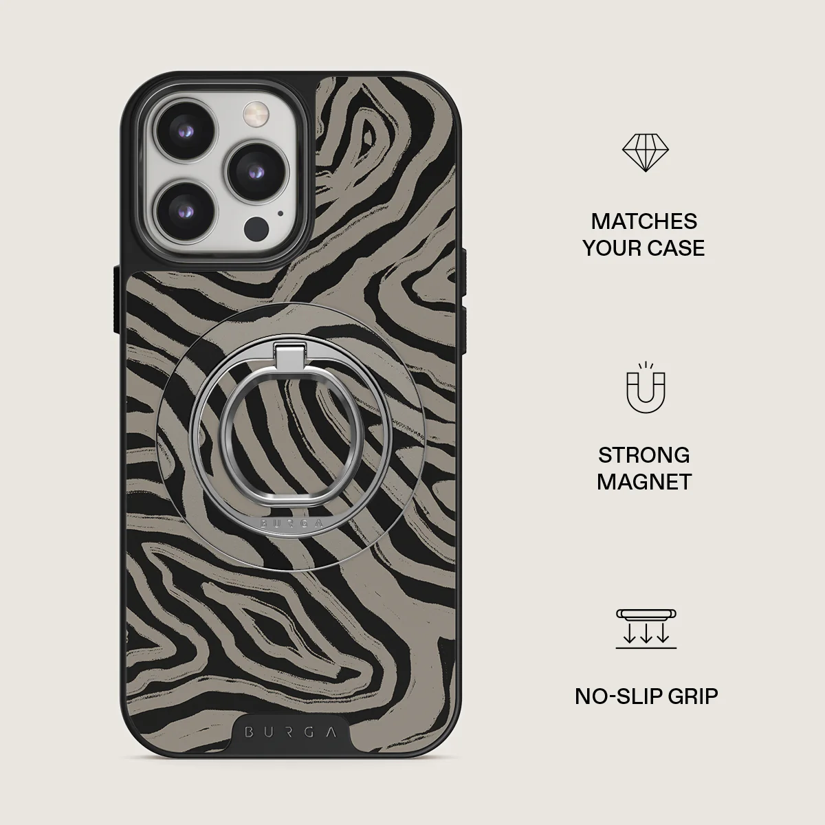 Black Sand - Magnetic Ring Holder