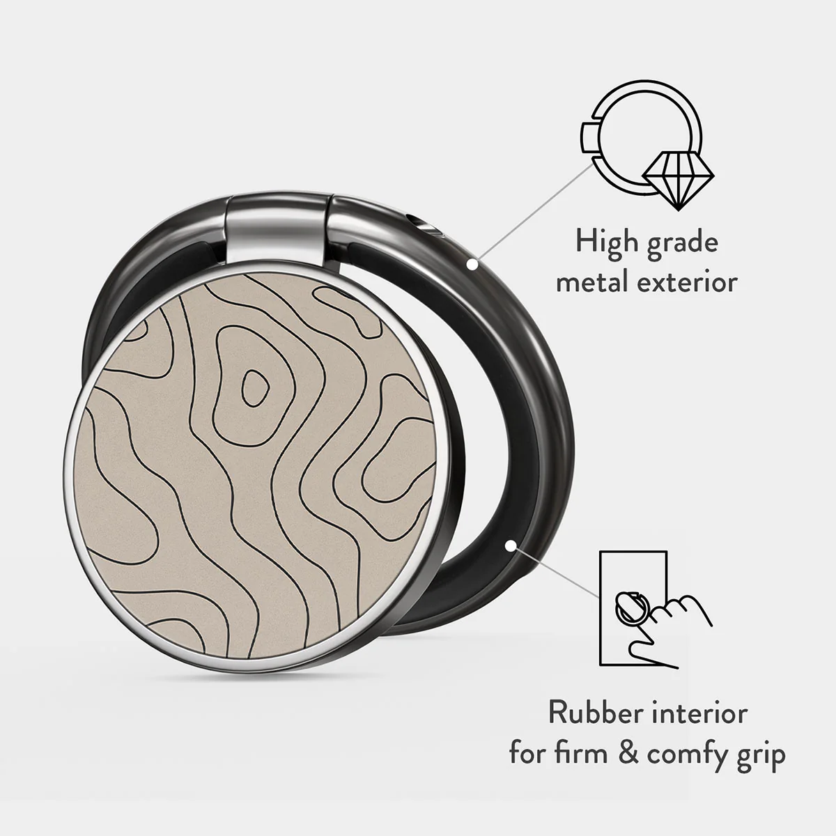 Wild Terrain - Minimalist Adhesive Ring Holder