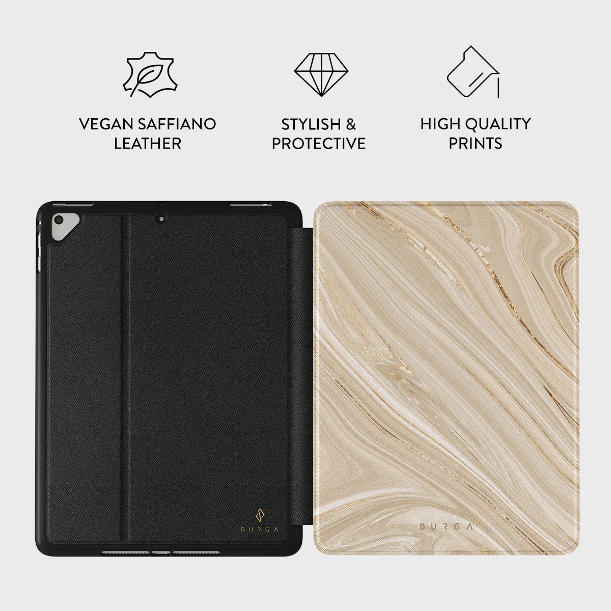 Full Glam - Beige iPad 9.7 (6th/5th Gen) Case