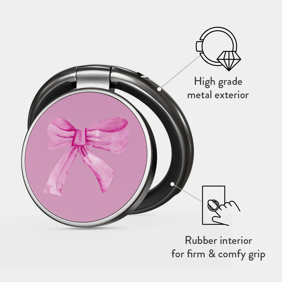 Baby Girl - Adhesive Ring Holder