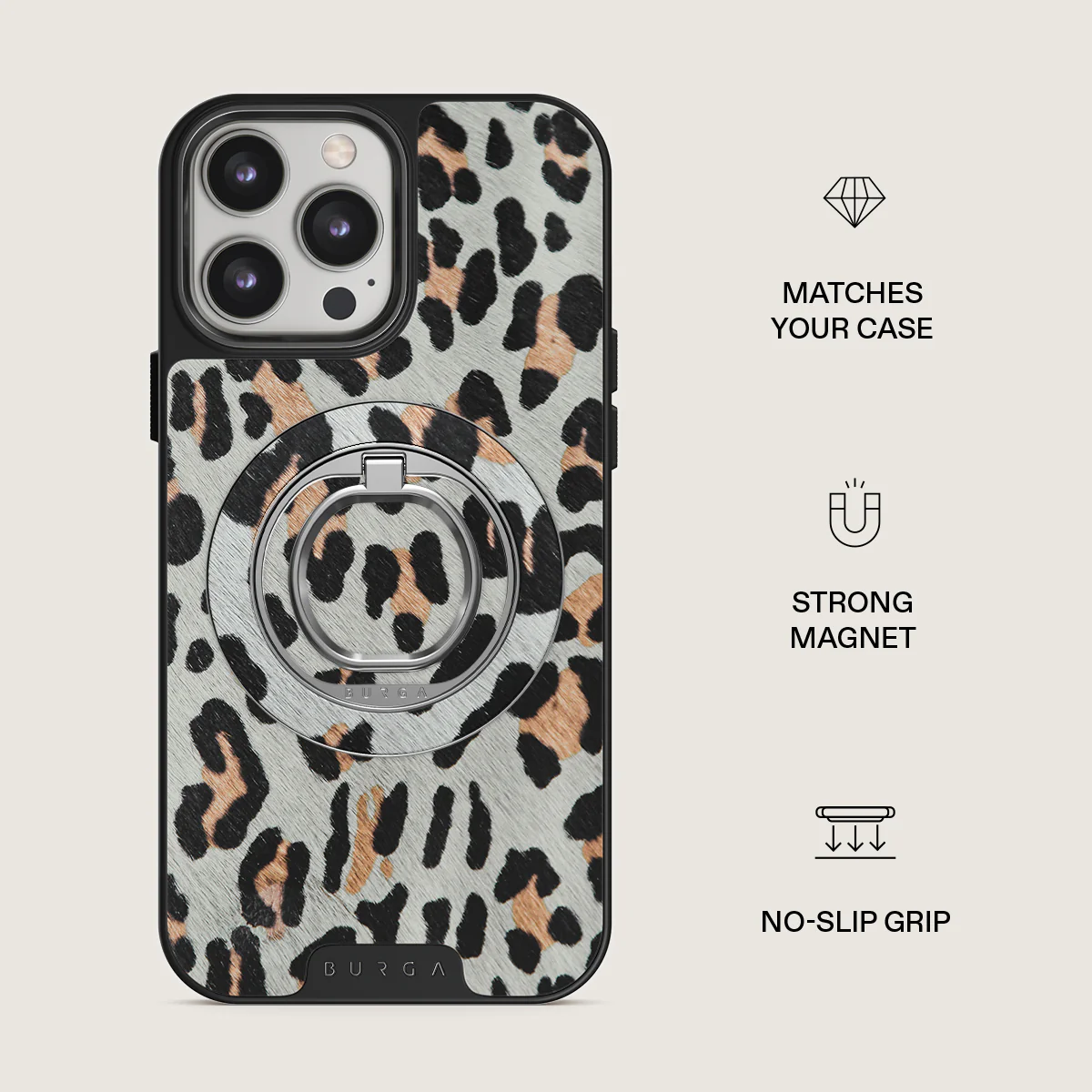 Baby Leo - Leopard Magnetic Ring Holder