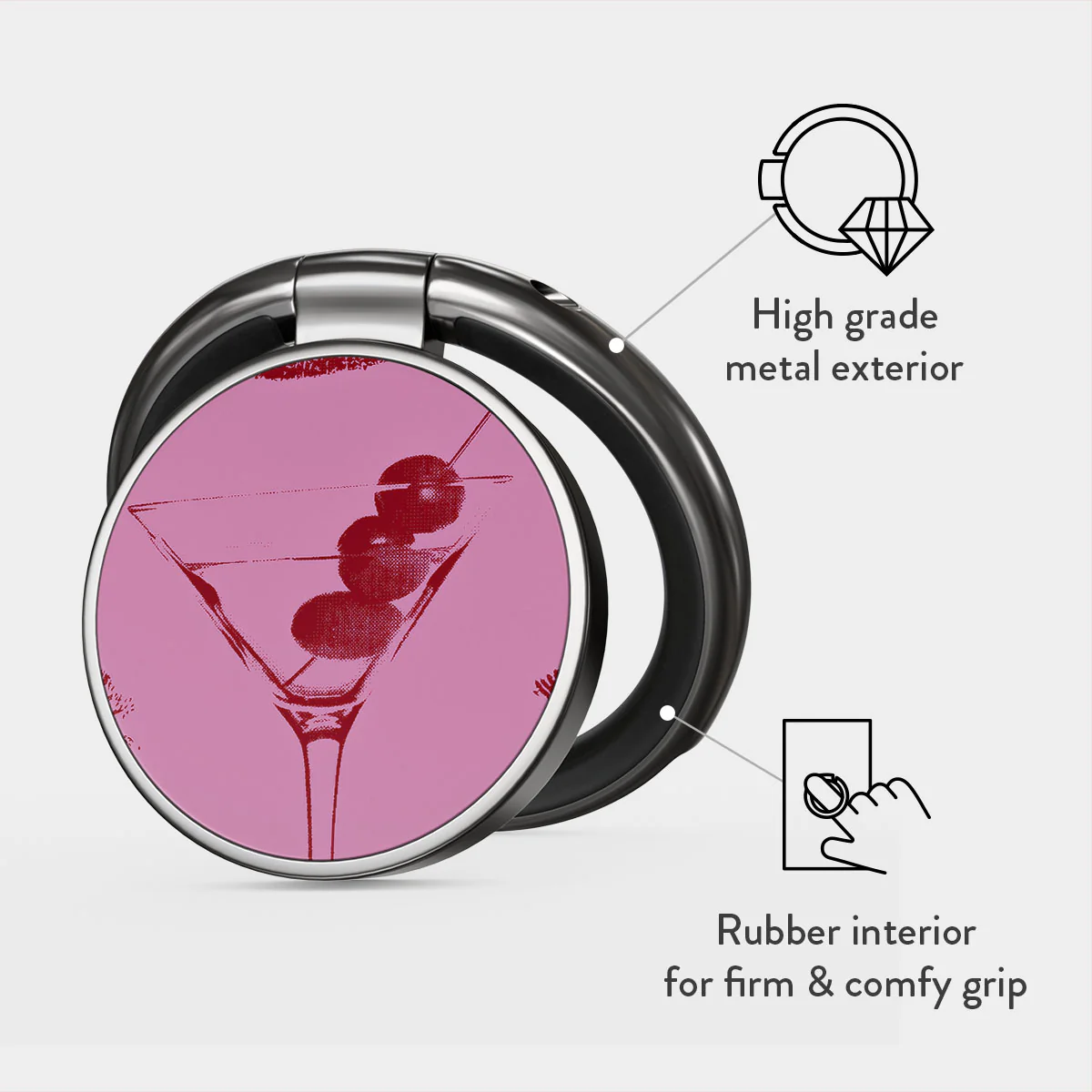 Call Me - Adhesive Ring Holder