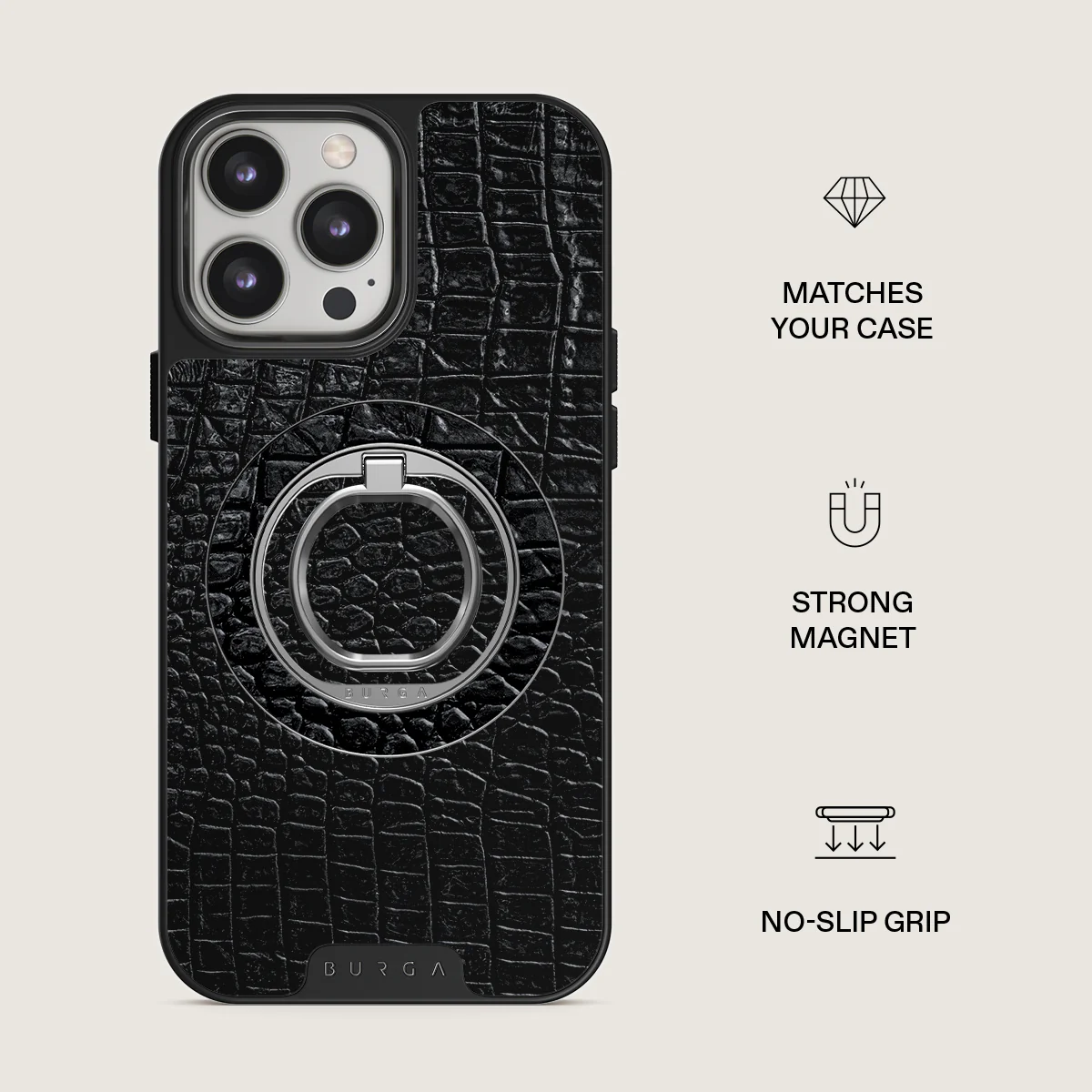 Reaper's Touch - Snakeskin Magnetic Ring Holder