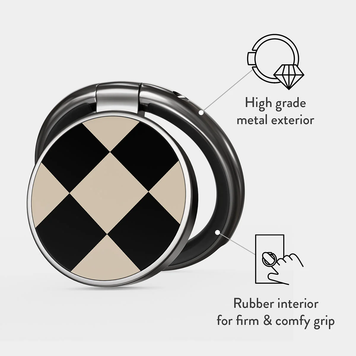 Proper Uniform - Adhesive Ring Holder