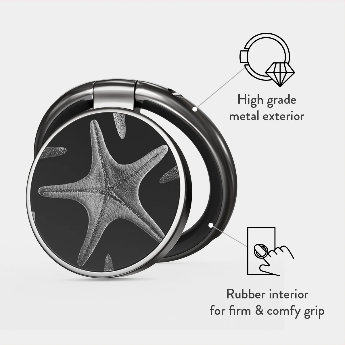 Midnight Ocean - Adhesive Ring Holder