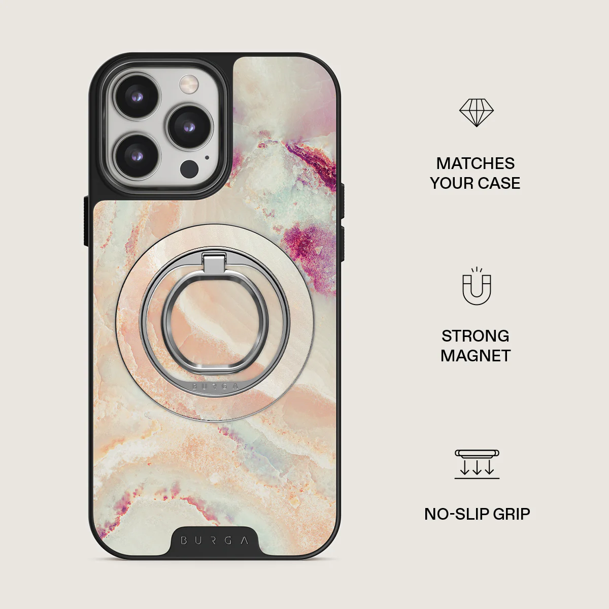 Berry Sorbet - Girly Magnetic Ring Holder