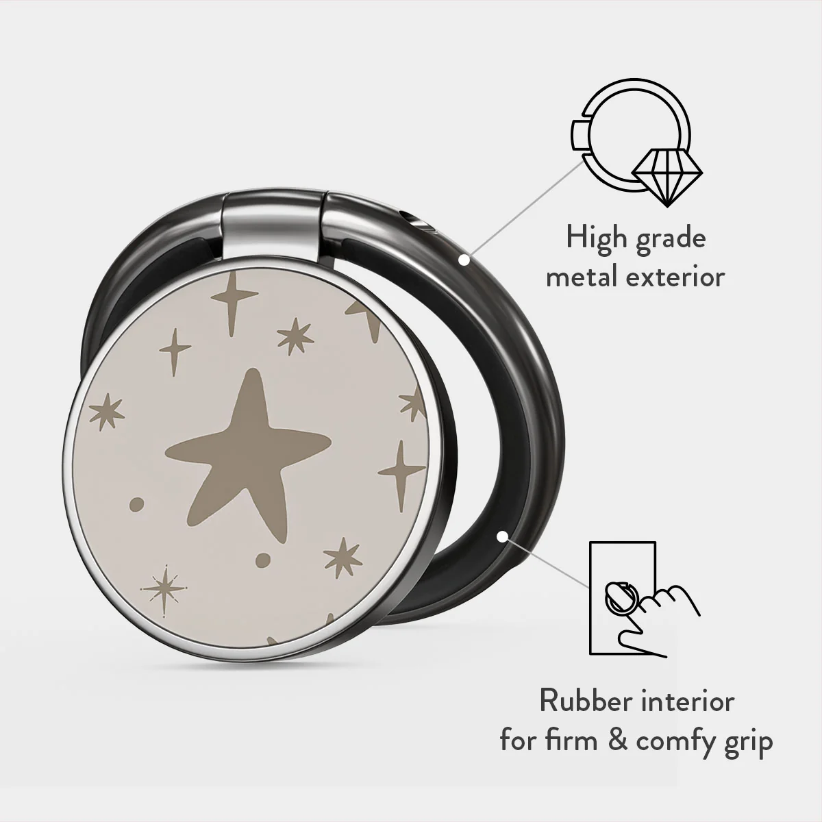 12 O'clock - Adhesive Ring Holder