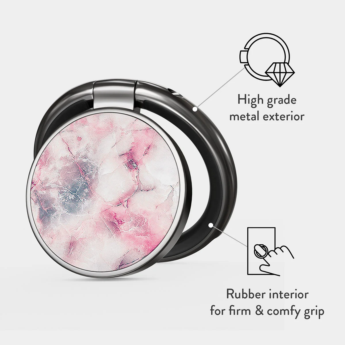 Raspberry Jam - Girls Adhesive Ring Holder