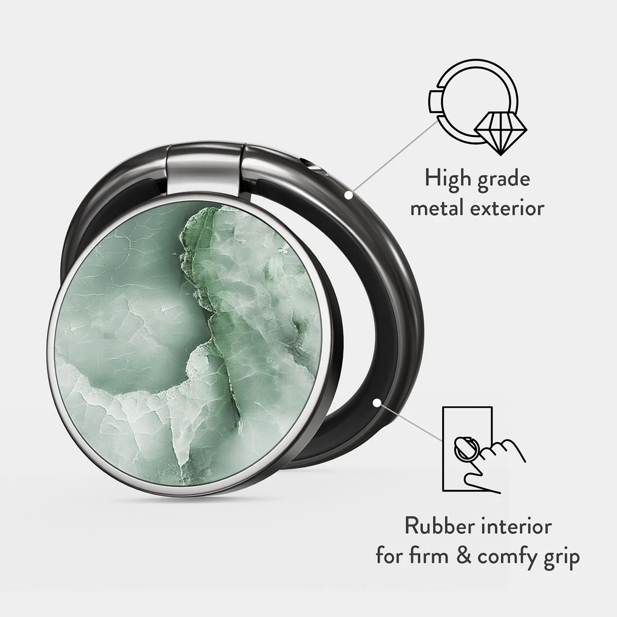 Pistachio Cheesecake - Green Adhesive Ring Holder