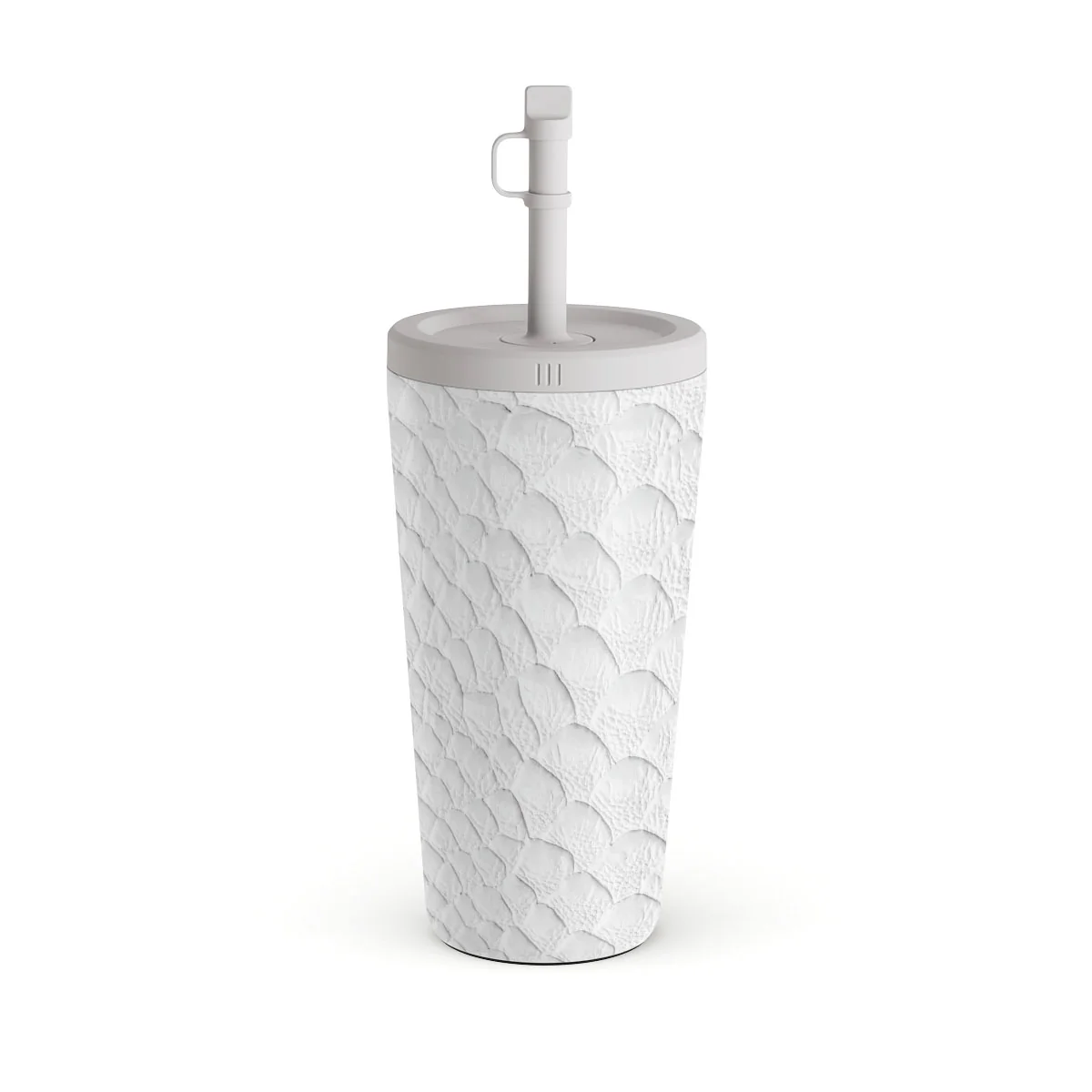 Glacial Desert - White Snakeskin Travel Mug