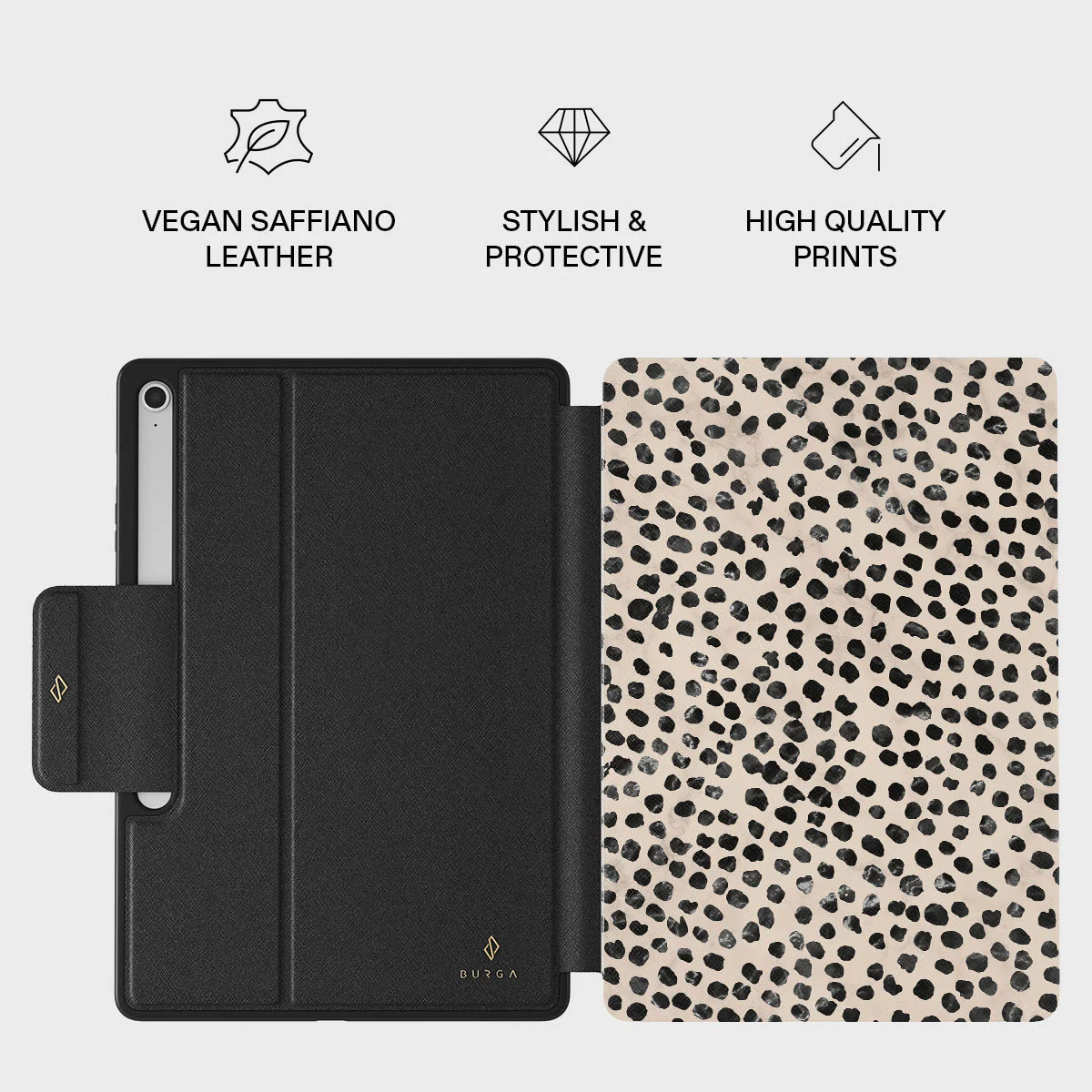 Almond Latte - Cute Samsung Galaxy Tab S10+ FE Case
