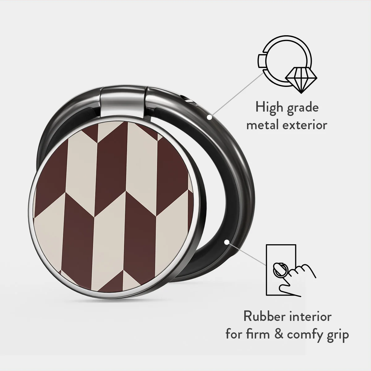 Etiquette - Adhesive Ring Holder