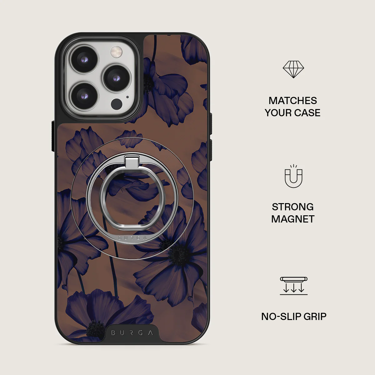 Velvet Night - Magnetic Ring Holder