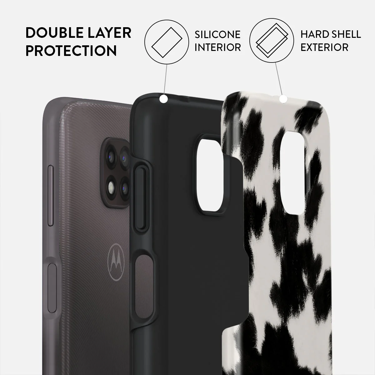 Achromatic - Motorola Moto G Power 2021 Case