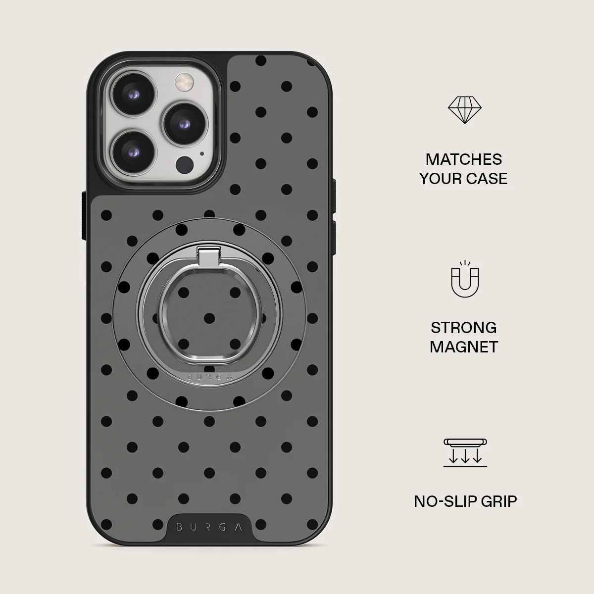 Morally Gray - Magnetic Ring Holder