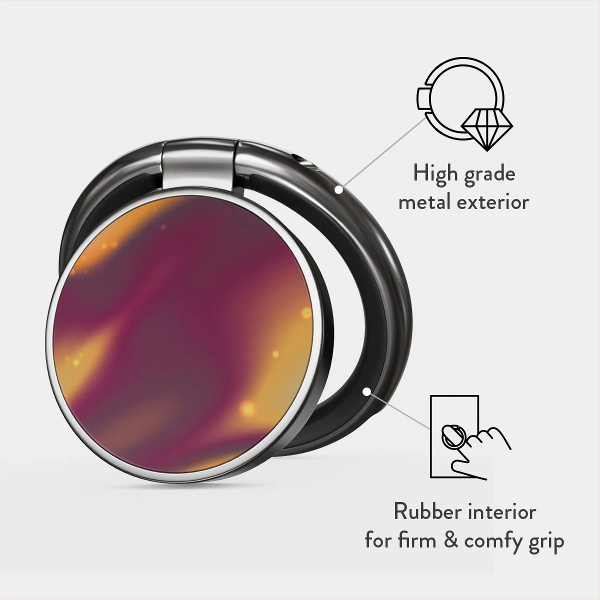 Twin Flame - Adhesive Ring Holder