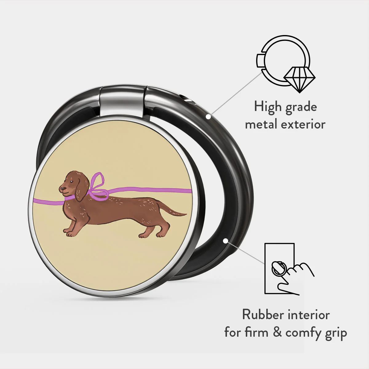 Always Late - Adhesive Ring Holder