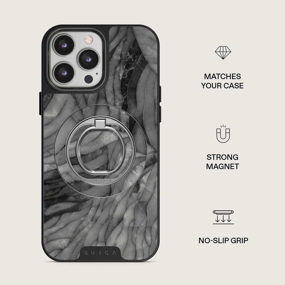 First Expedition - Gray Magnetic Ring Holder