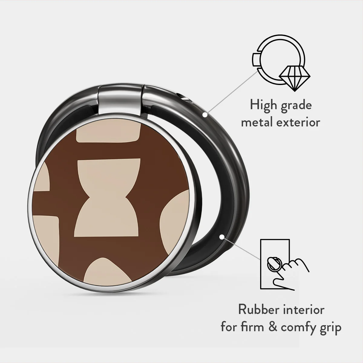 Terracotta - Adhesive Ring Holder