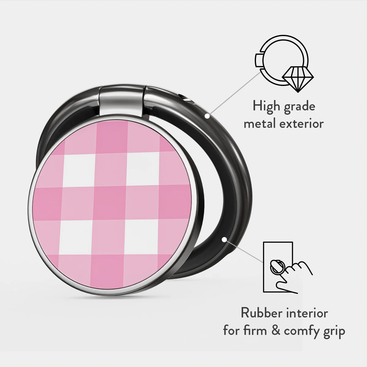 Think Pink - Adhesive Ring Holder
