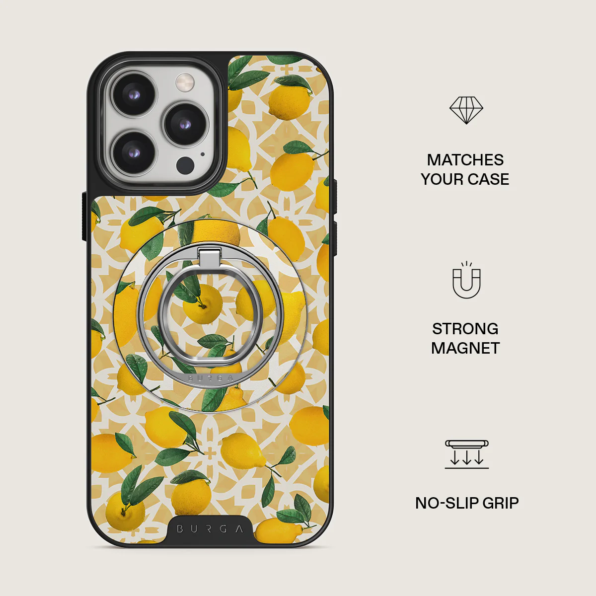 Lemon Juice - Magnetic Ring Holder