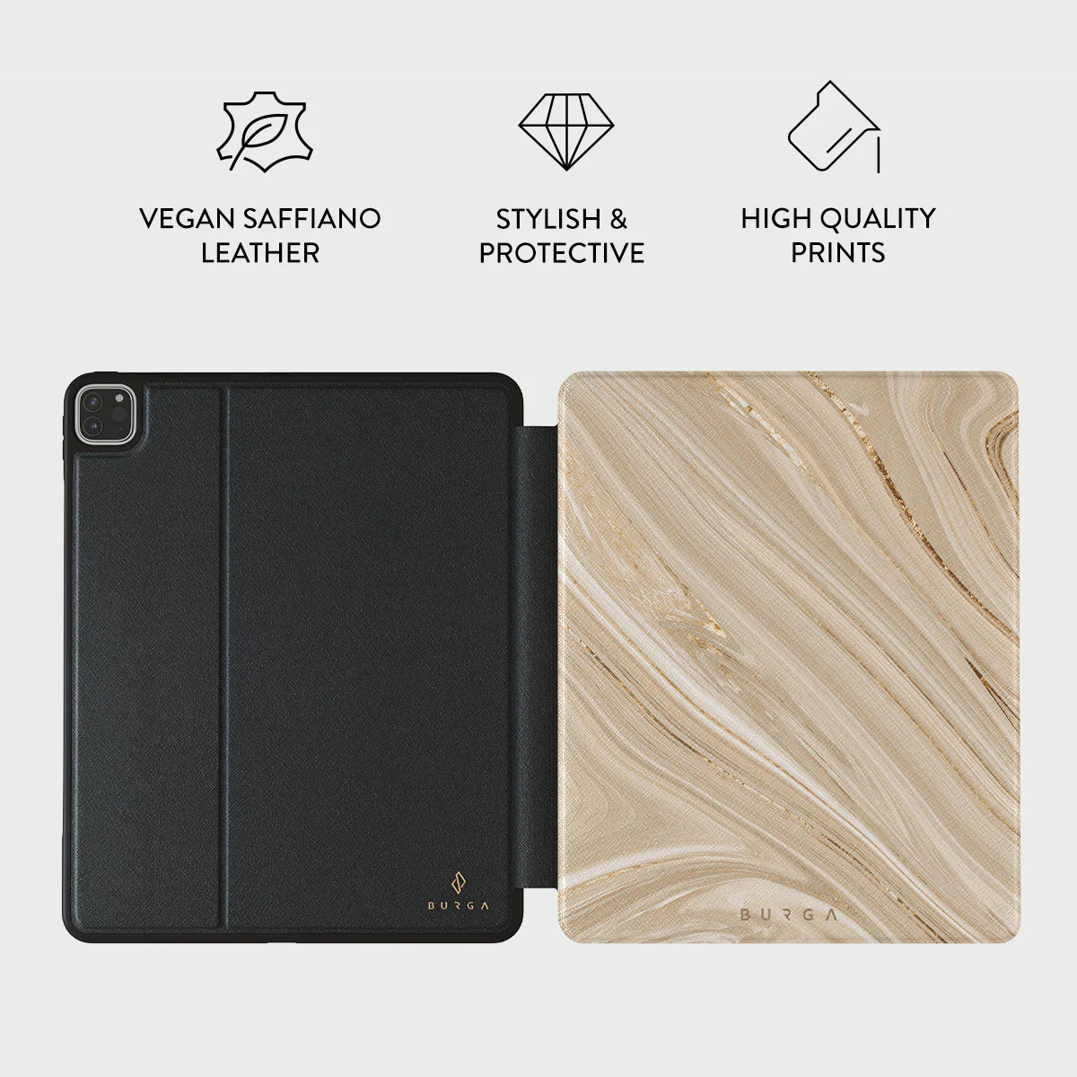 Full Glam - Beige iPad Pro 11 (4th/3rd Gen) Case