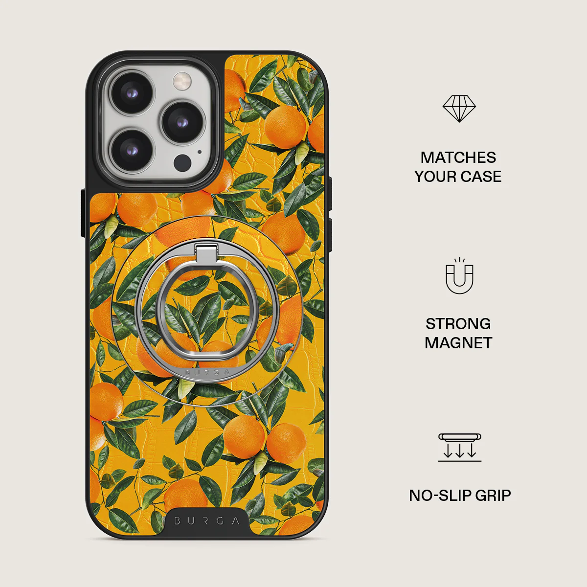 Orange Lemonade - Magnetic Ring Holder